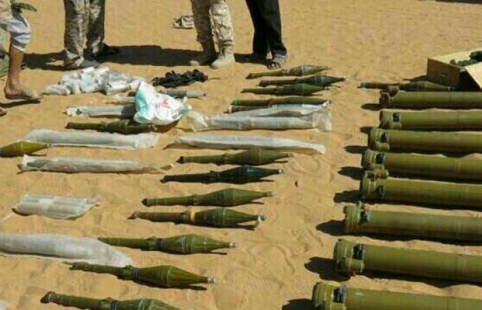 بالصور.. ترسانة أسلحة يستعيدها الجيش اليمني من الحوثيين