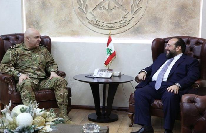 قائد الجيش استقبل قنصل لبنان في اريتريا وانطوان صفير