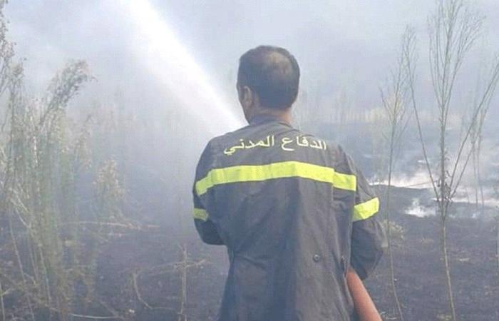 إخماد حريق بمعهد قوى الأمن الداخلي في عرمون