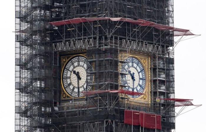 عطل يوقف دقات ساعة بيغ بن الشهيرة في لندن