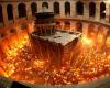 فيض النور المقدّس من كنيسة القيامة في القدس