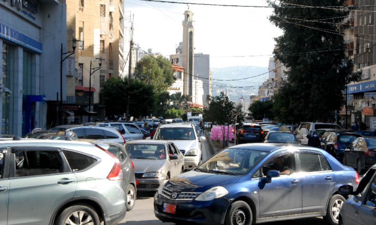 بالفيديو-إشكال-في-منطقة-طريق-الجديدة